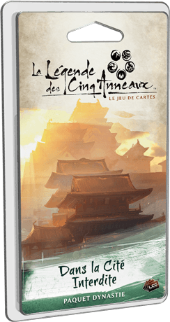 Boîte du jeu : La Légende des Cinq Anneaux LCG : Dans la Cité Interdite