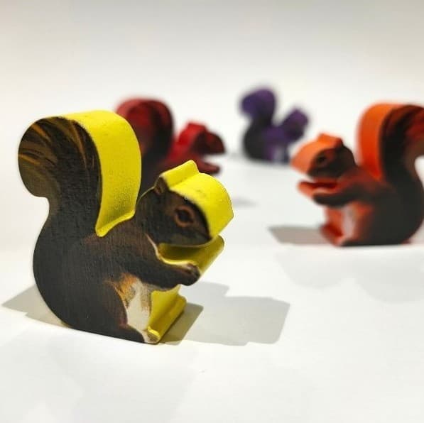 Boîte du jeu : Bosk - Goodie "4 Écureuils en Bois"