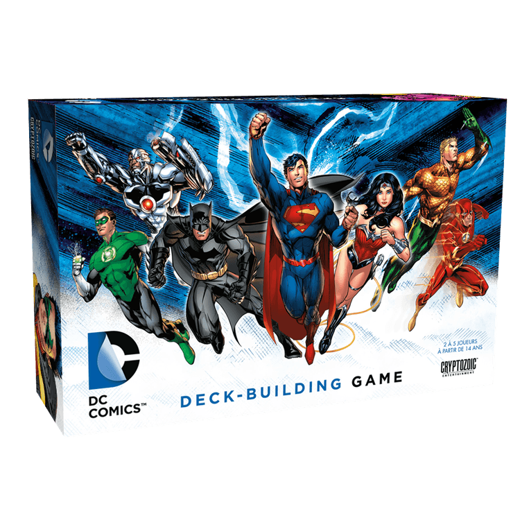 Boîte du jeu : DC Comics - Le jeu de Deck-Building