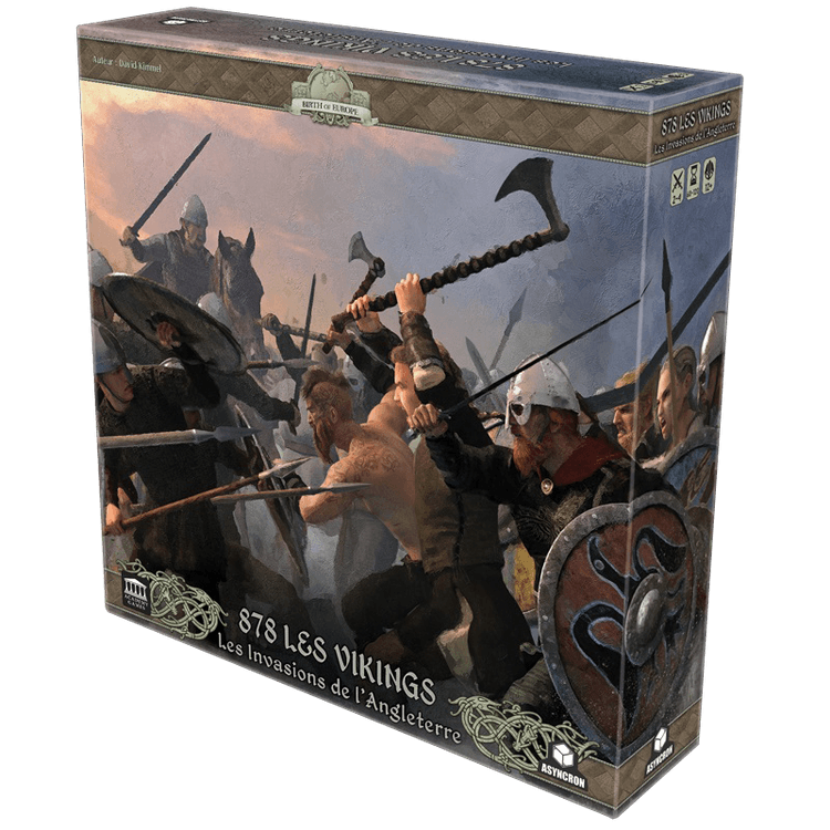 Boîte du jeu : 878 Les Vikings : Les Invasions de l'Angleterre (Édition 2020)
