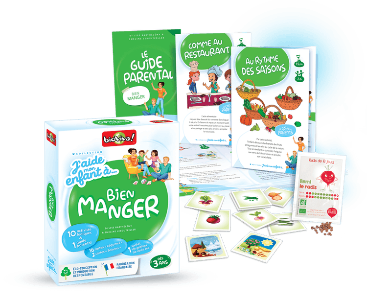 Boîte du jeu : J'aide mon enfant à ... Bien manger