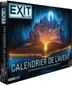 Boîte du jeu : Exit - Calendrier de l’avent- A la poursuite du livre d’or