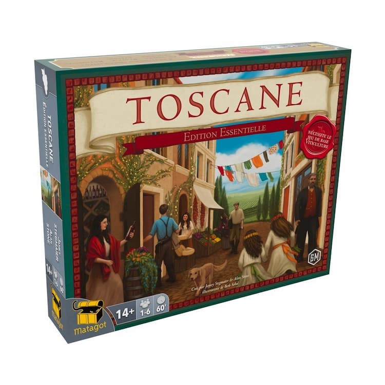 Boîte du jeu : Viticulture Toscane - Edition Essentielle