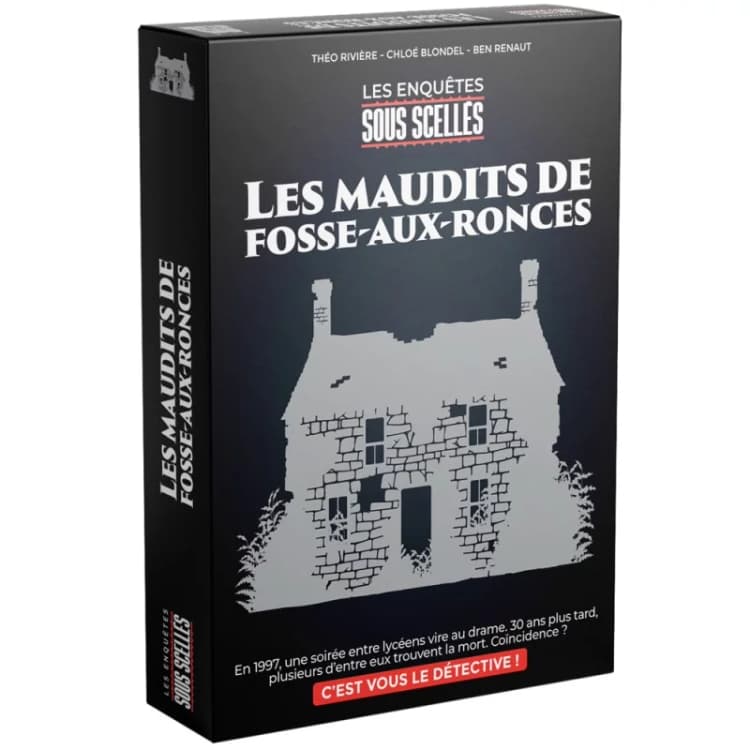 Boîte du jeu : Sous Scellés : Les Maudits de Fosse-aux-Ronces