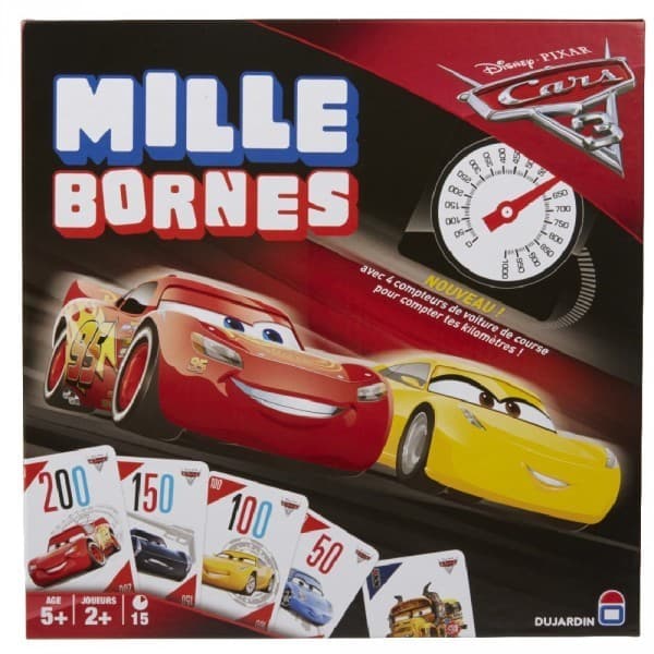 Boîte du jeu : 1000 Bornes - Cars 3
