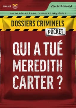 Couverture de Dossiers Criminels Pocket : Qui a tué Meredith Carter ?