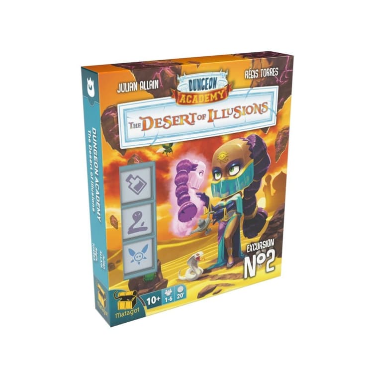 Boîte du jeu : Dungeon Academy : Le Désert des Illusions