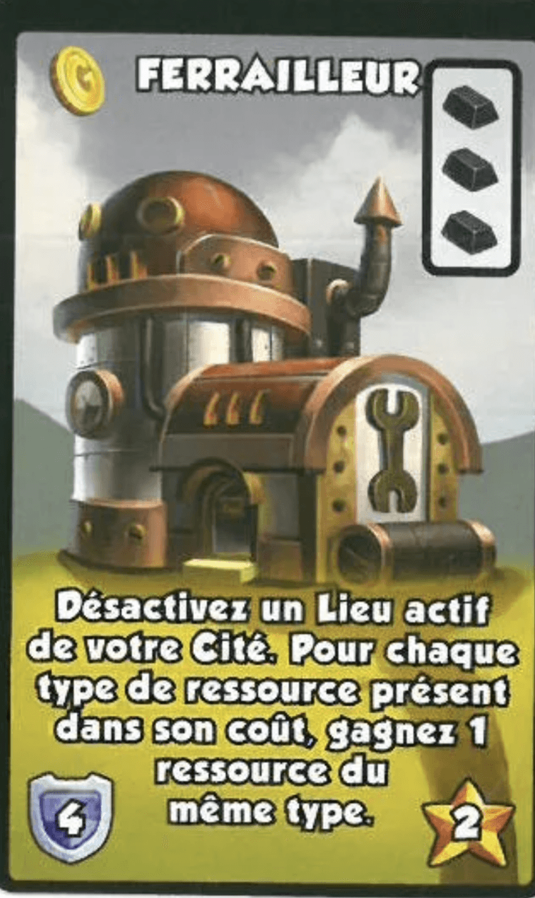 Boîte du jeu : Dice City : Ferrailleur