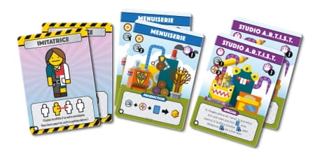 Boîte du jeu : Fantastiques Fabriques - Extension "Manufactions" - Pack Promo 2