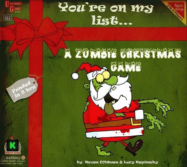 Boîte du jeu : A zombie christmas game