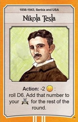 Couverture de Nations - Carte promotionnelle 'Nikola Tesla'