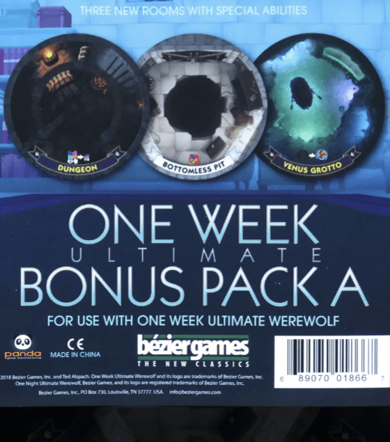 Boîte du jeu : One week Ultimate Bonus Pack A