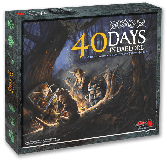 Boîte du jeu : Too Many Bones: 40 days in Daelore