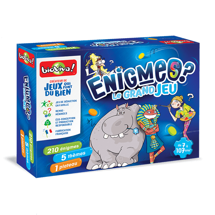 Boîte du jeu : Énigmes ? - Le grand Jeu