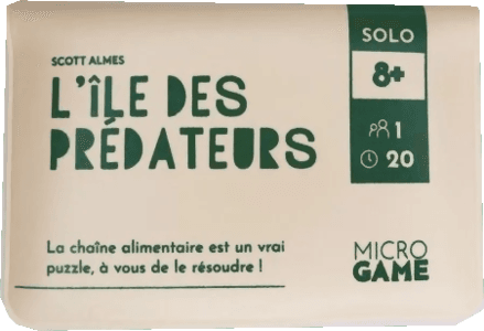 Boîte du jeu : L’île des prédateurs