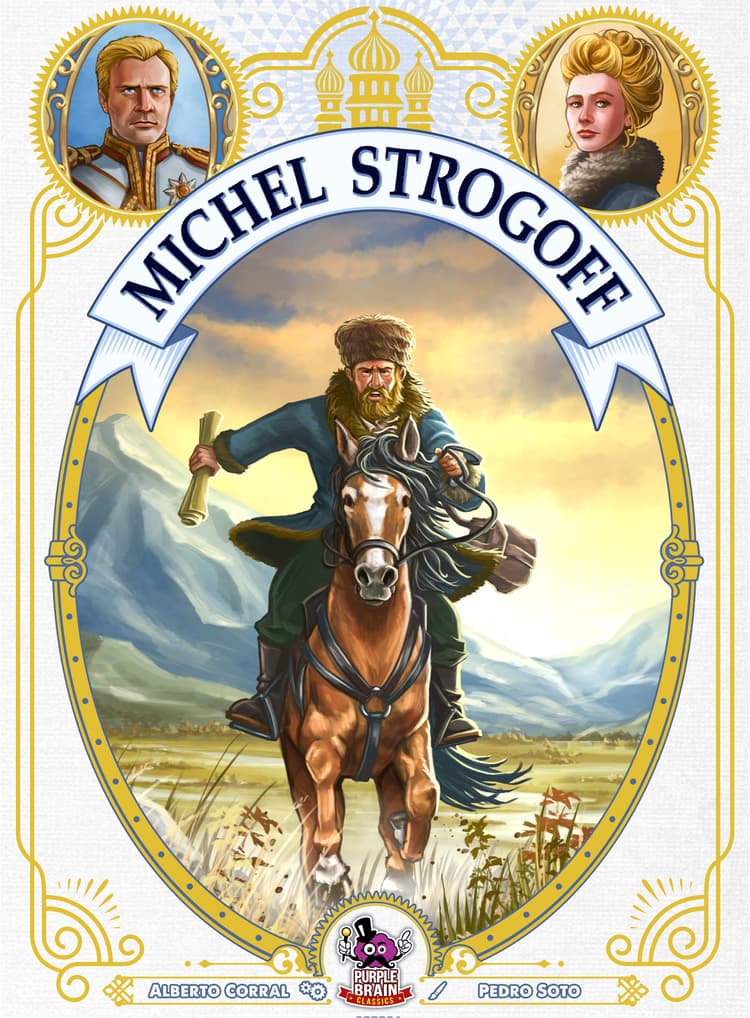 Boîte du jeu : Michel Strogoff