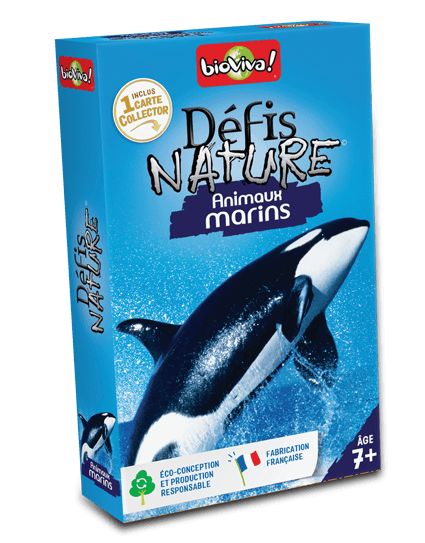 Boîte du jeu : Défis Nature Animaux marins