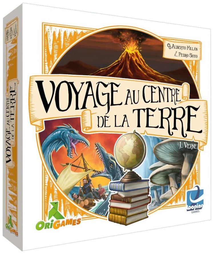 Boîte du jeu : Voyage au centre de la terre