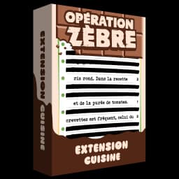 Couverture de Opération Zèbre : Cuisine