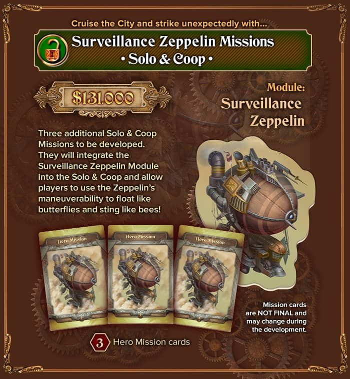 Boîte du jeu : City of the Great Machine - Module "Surveillance Zeppelin"