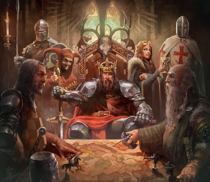 Boîte du jeu : Crusader Kings