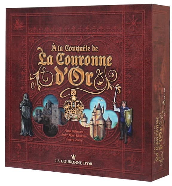 Boîte du jeu : À la conquête de la Couronne d'Or