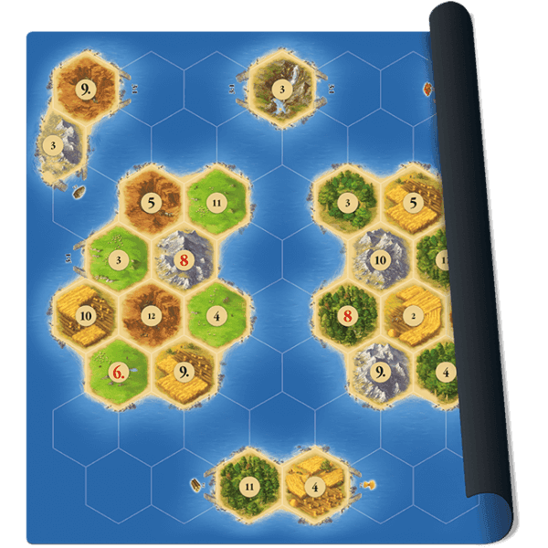 Boîte du jeu : Colons de Catane : Les Marins - Tapis de jeu "Islands"