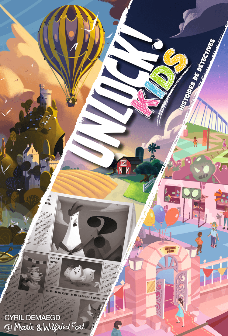 Boîte du jeu : Unlock! Kids : Histoires de Detectives