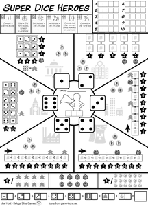 Boîte du jeu : Super Dice Heroes