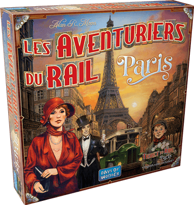 Boîte du jeu : Les Aventuriers du Rail : Paris