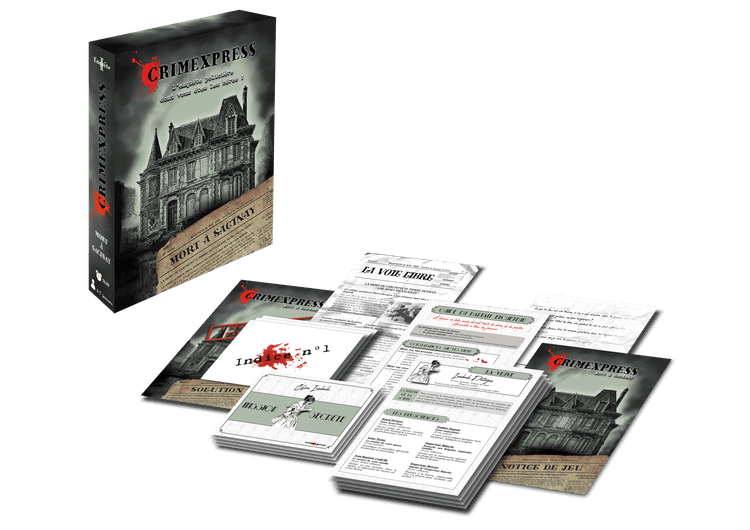 Boîte du jeu : Crimexpress : Mort à Sacinay