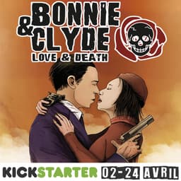 Couverture de Bonnie and Clyde, love and death