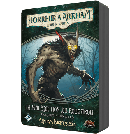 Boîte du jeu : Horreur à Arkham : Le Jeu de Cartes - La Malédiction du Rougarou