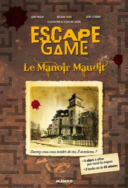 Couverture de Escape Game 10 - Le Manoir Maudit