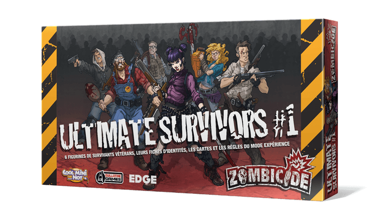 Boîte du jeu : Zombicide : Ultimate Survivors & Experience cards