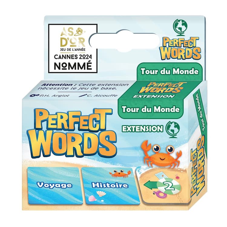 Boîte du jeu : Perfect Words : Tour du Monde