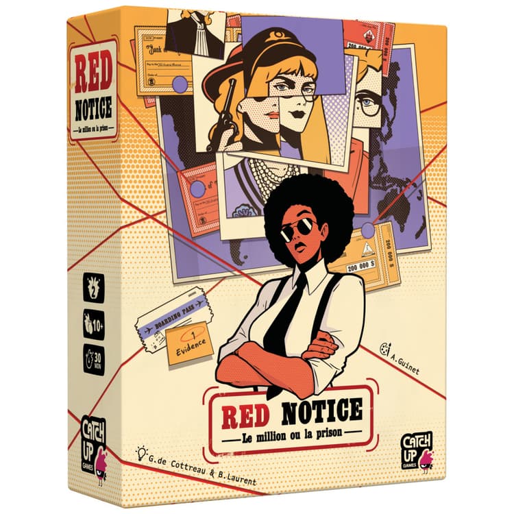 Boîte du jeu : Red Notice : Le Million ou la Prison