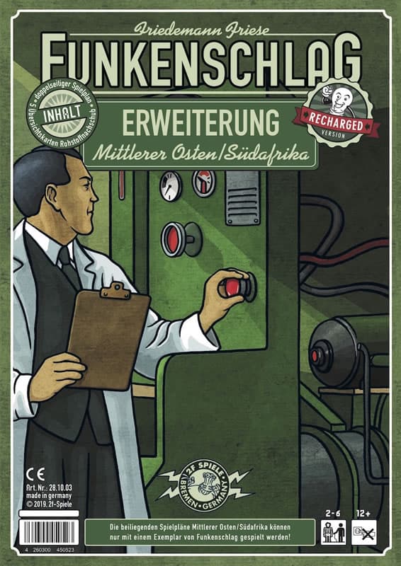 Boîte du jeu : Funkenschlag : Mittlerer Osten/Südadfrika