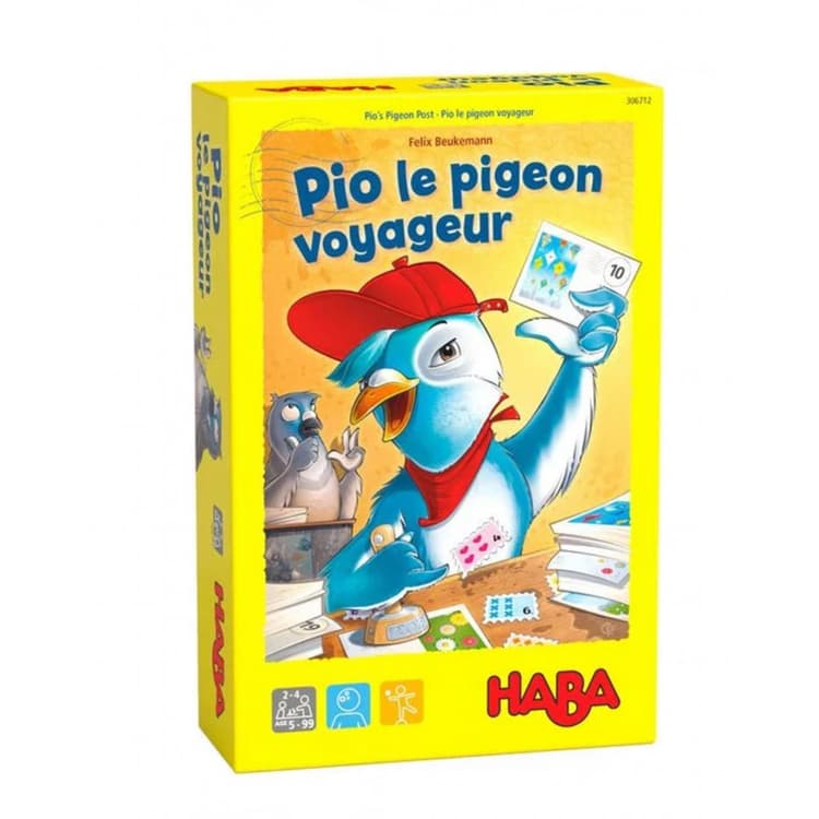 Boîte du jeu : Pio, Pigeon Voyageur
