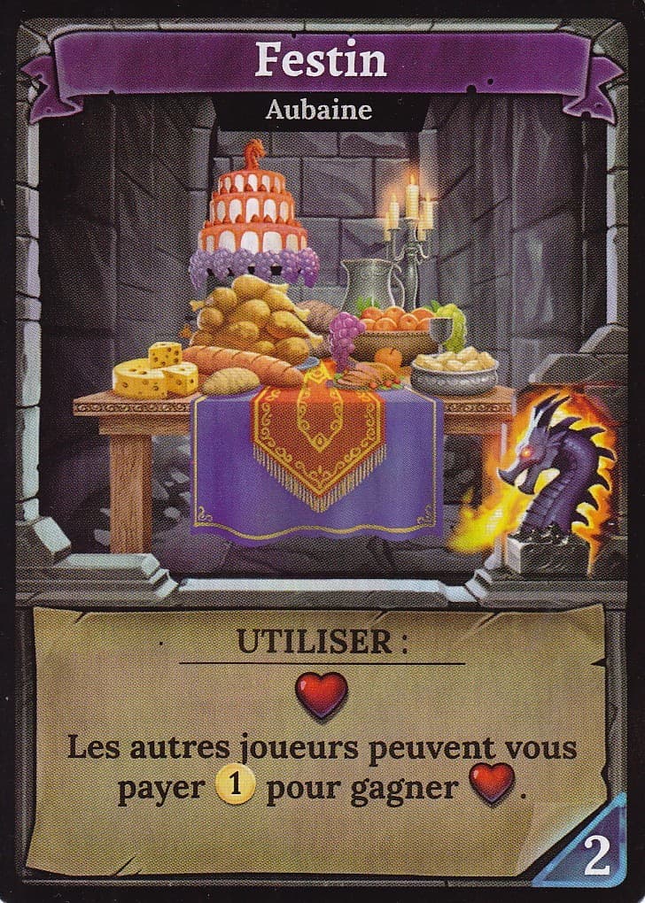 Boîte du jeu : Clank ! Goodie : Festin