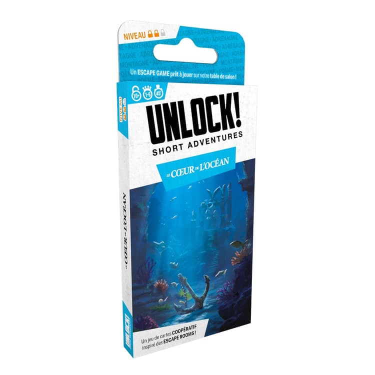 Boîte du jeu : unlock! Short aventure - le cœur de l’océan