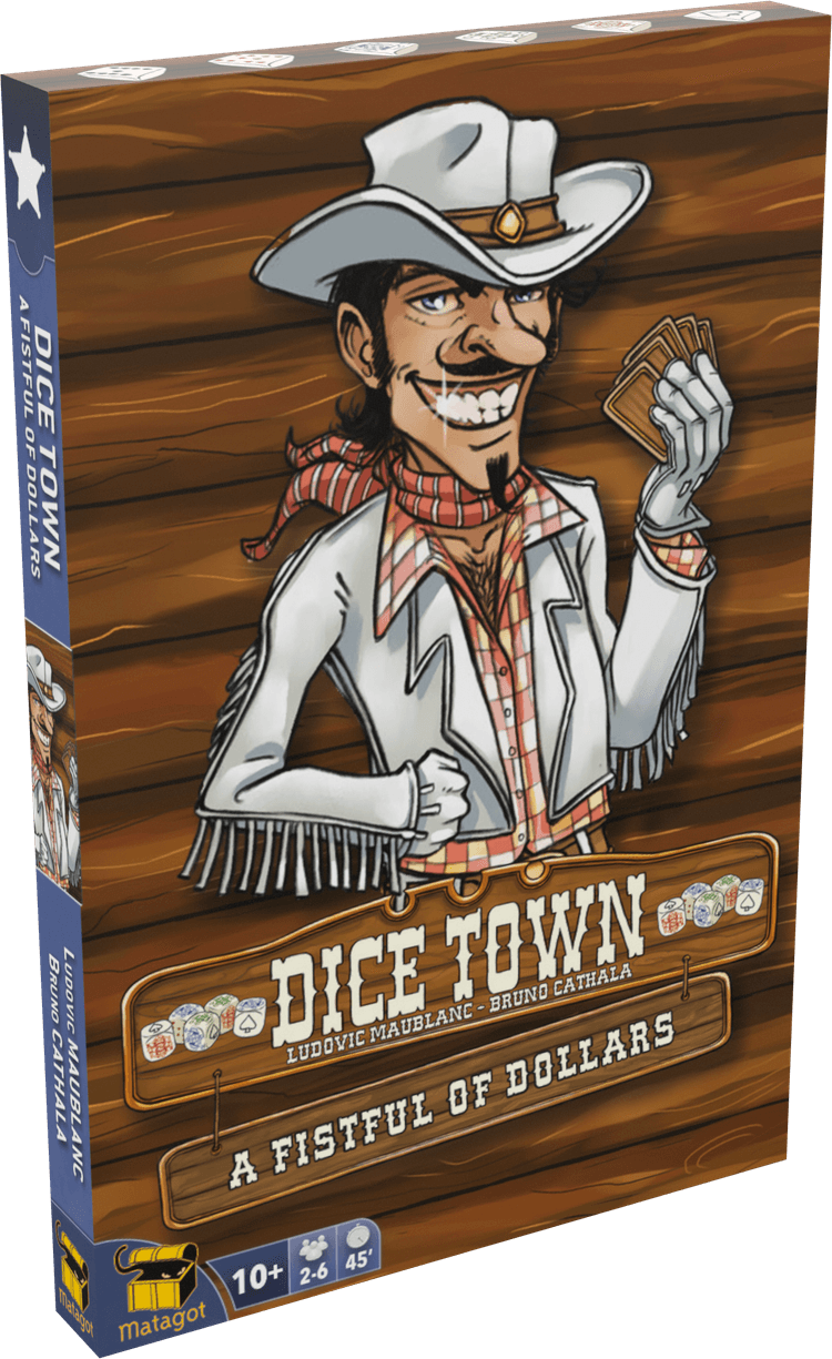 Boîte du jeu : Dice Town - Pour une poignée de cartes