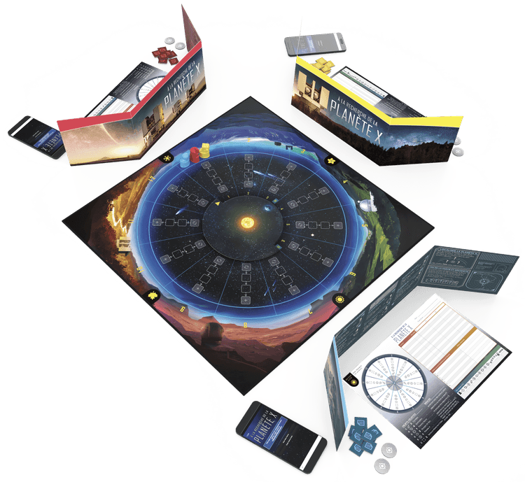 Boîte du jeu : À la recherche de la Planète X