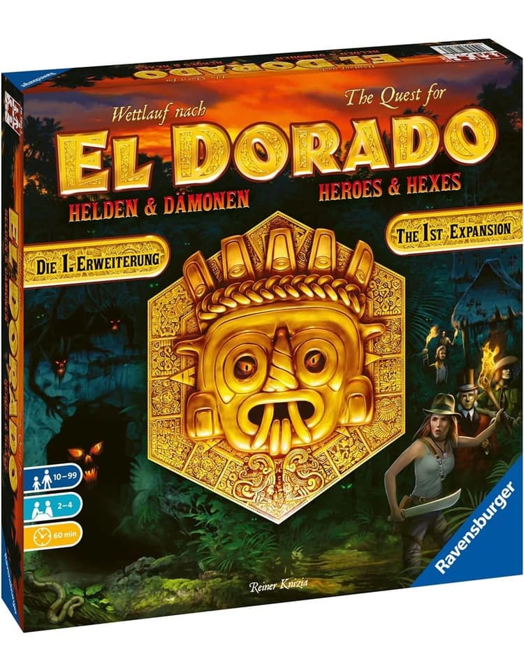 Boîte du jeu : The Quest for El Dorado : Heroes & Hexes