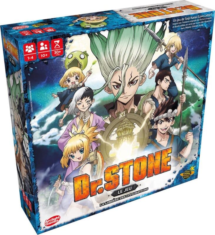 Boîte du jeu : Dr Stone : Le Jeu - La Lumière des Civilisations