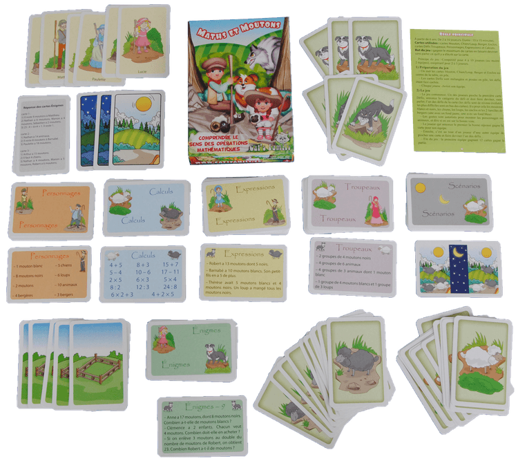 Boîte du jeu : Maths et Moutons