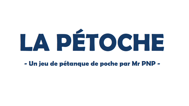 Boîte du jeu : La Pétoche : une pétanque de poche