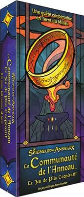 Couverture de Le Seigneur des Anneaux : La Communauté de l'Anneau - Le jeu de plis coopératif