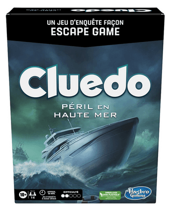 Boîte du jeu : Cluedo Péril en Haute mer