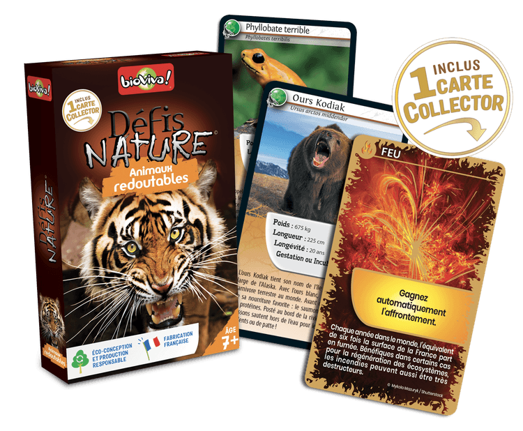Boîte du jeu : Défis Nature - Animaux redoutables